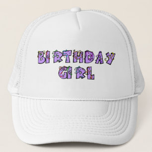 Casquette de fille d'anniversaire