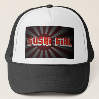 Casquette de fille de sushi