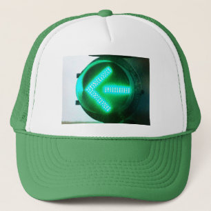 Casquette de flèche de virage à gauche