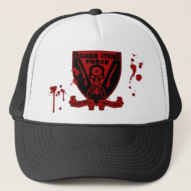 Casquette de force de grève de zombi (Devant)