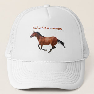 Casquette de galop de pur sang