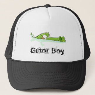 Casquette de garçon d'alligator