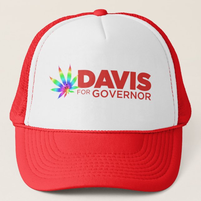 Casquette de gay pride de Davis (Devant)