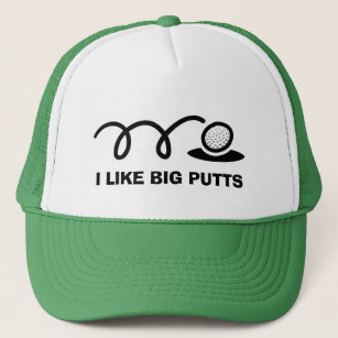 Casquette de golf amusant   j'aime les gros putts