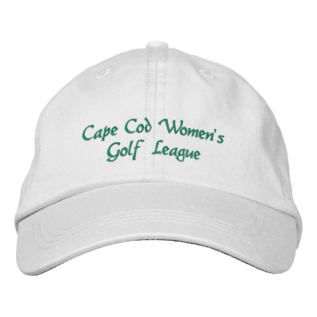 Casquette de golf brodée de la Ligue des femmes (Devant)