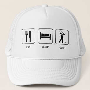 Casquette de golf Eat Sleep