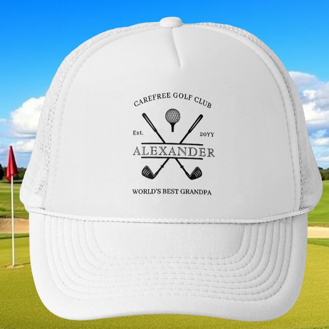 Casquette de golf Meilleur Papi du Monde (Créateur téléchargé)