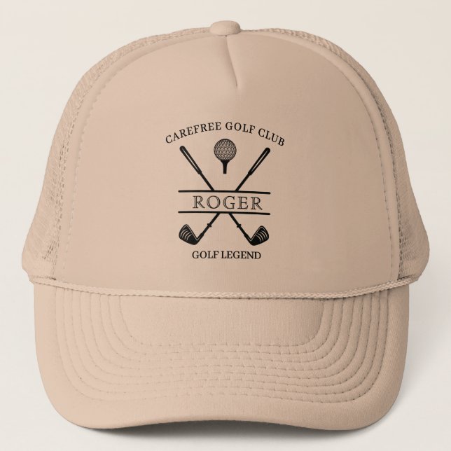 Casquette de golf nom Cross Club Golf (Devant)