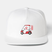 Casquette de golf personnalisée avec nom et monogr