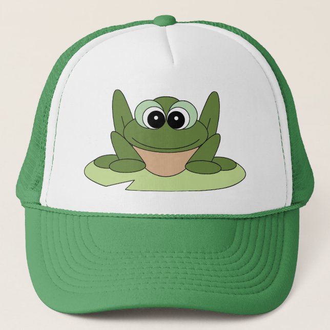 Casquette de grenouille de bande dessinée (Devant)