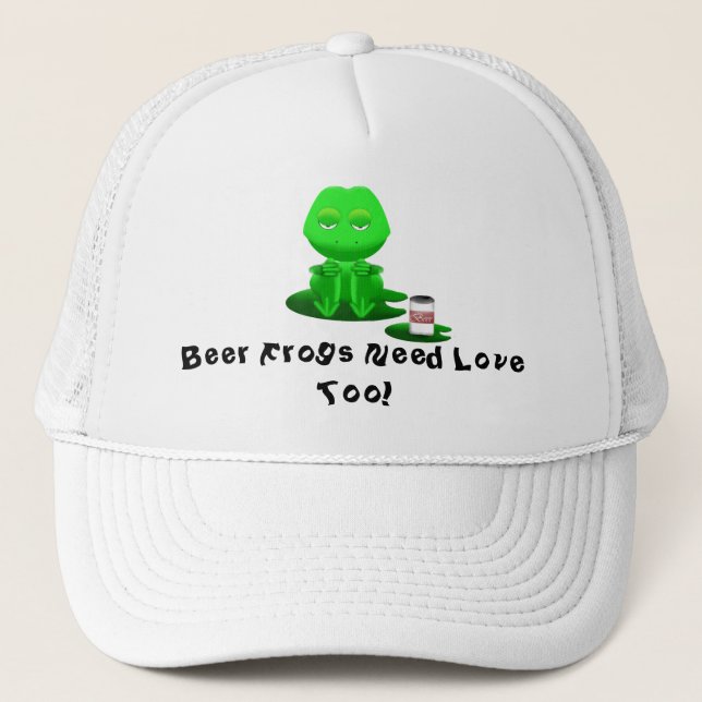 Casquette de grenouille de bière (Devant)