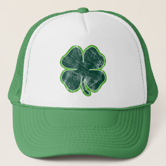 Casquette de grunge de shamrock du jour de St