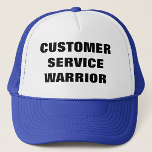 Casquette de guerrier de service à la clientèle