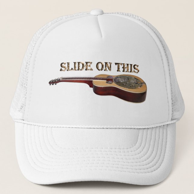 casquette de guitare coulissante, dobro (Devant)