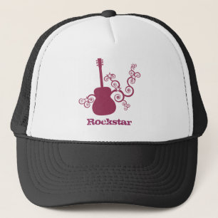 Casquette de guitare Rockstar, Fuchsia