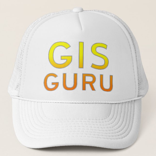 Casquette de Guru de GIS (Devant)