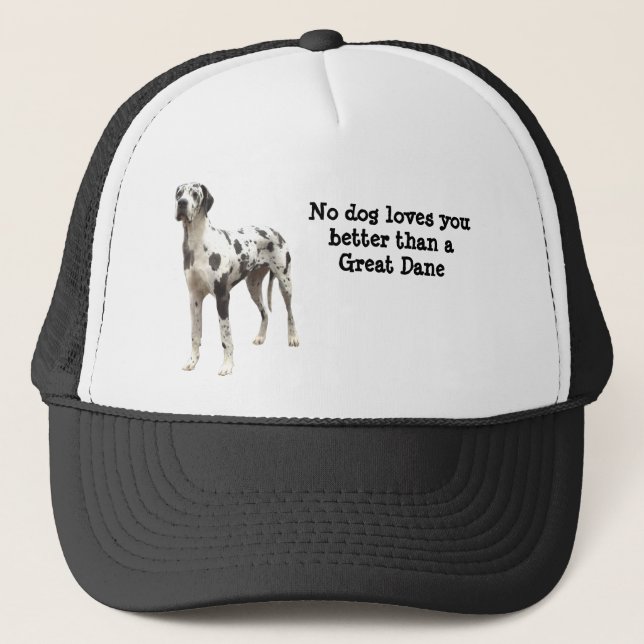 Casquette de harlequin de great dane (Devant)
