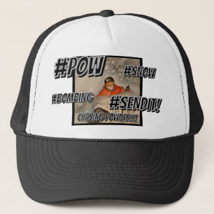 Casquette de hashtag en poudre