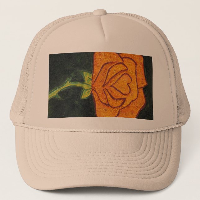 Casquette de jardin rose (Devant)