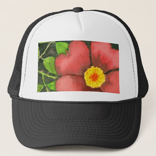 Casquette de jardin rose (Devant)