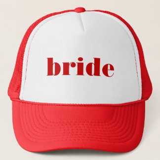 casquette de jeune mariée