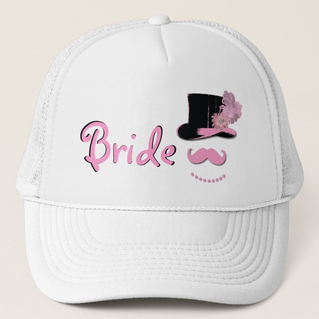 Casquette de jeune mariée avec le casquette (Devant)