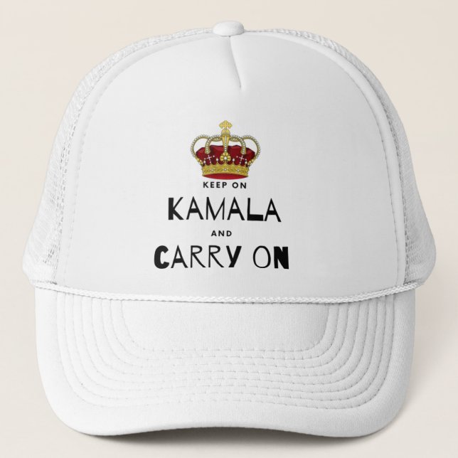 casquette de kamala harris, Pour la soutenir (Devant)