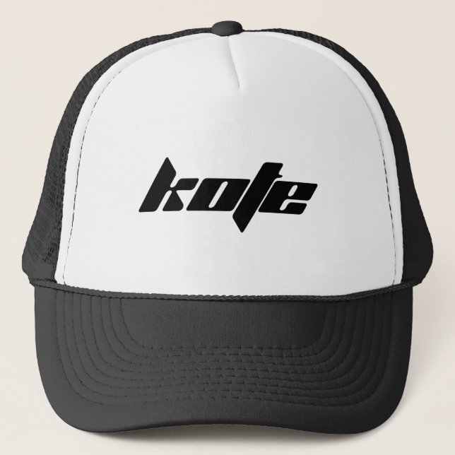 Casquette de KOTE noir et blanc (Devant)