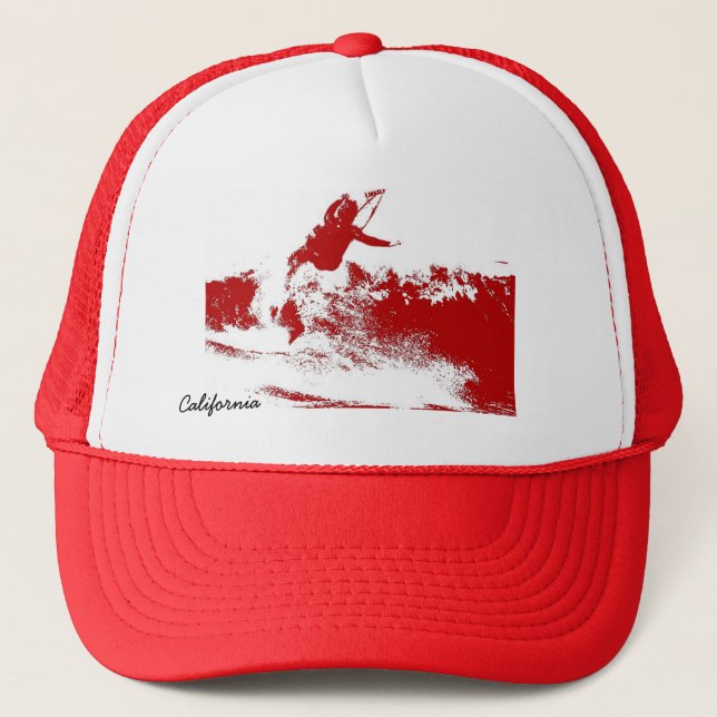 Casquette de la Californie de surf (Devant)