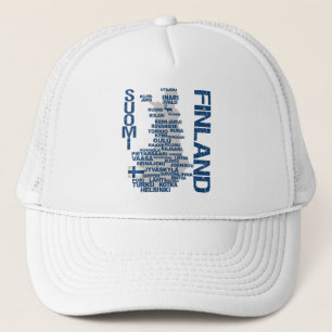 CASQUETTE de la carte FINLANDE