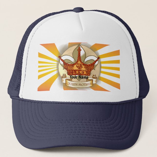 Casquette de la coutume Queen Mother Crown (Devant)