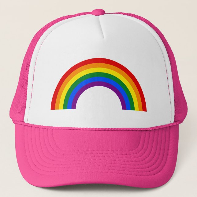 CASQUETTE de la fierté arc-en-ciel LGBT (Devant)