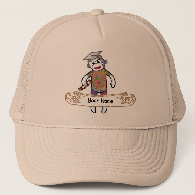 Casquette de la graduation du singe de réserve (Devant)