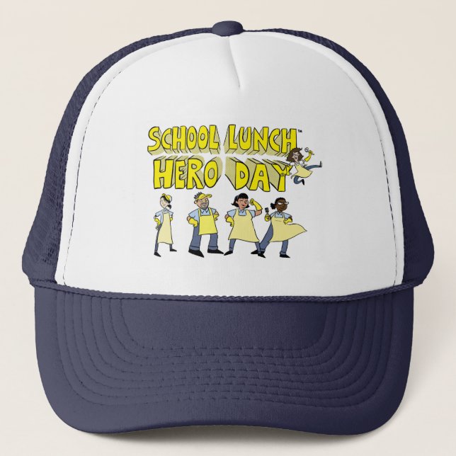 Casquette de la Journée du héros du déjeuner scola (Devant)