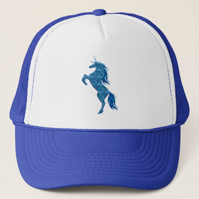 Casquette de la licorne Blue Fire (Devant)