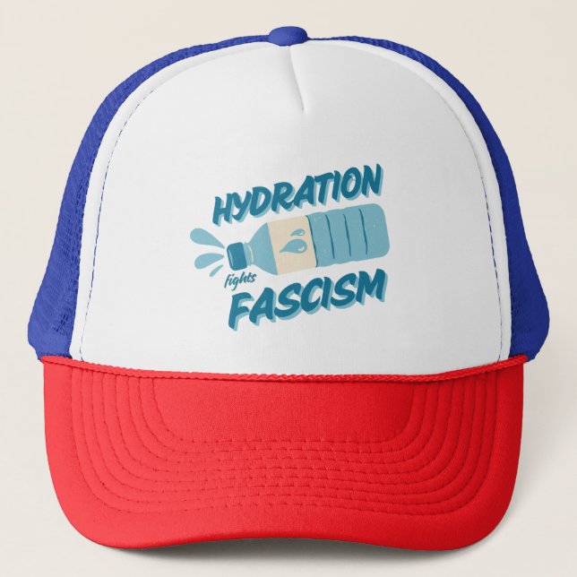 Casquette de la lutte contre le fascisme par l'hyd (Devant)