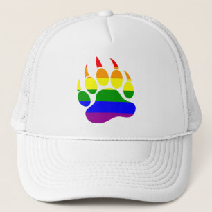 Casquette de la mâchoire de l'ours arc-en-ciel