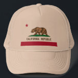 Casquette de la République de Californie<br><div class="desc">Montrez d'où vous venez et d'où vous avez été !</div>