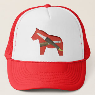 Casquette de la sculpture Dala Horse