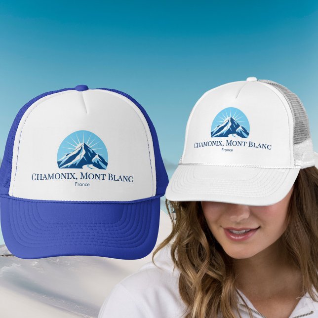 Casquette de la station de ski Chamonix Mont Blanc (Créateur téléchargé)