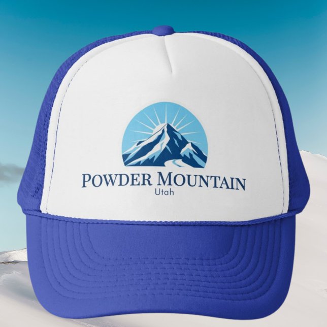 Casquette de la station de ski Powder Mountain uta (Créateur téléchargé)