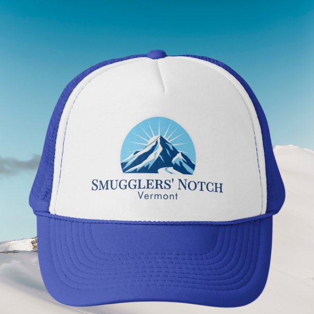 Casquette de la station de ski Smugglers Notch Ver (Créateur téléchargé)