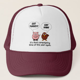 Casquette de la Turquie et du jambon