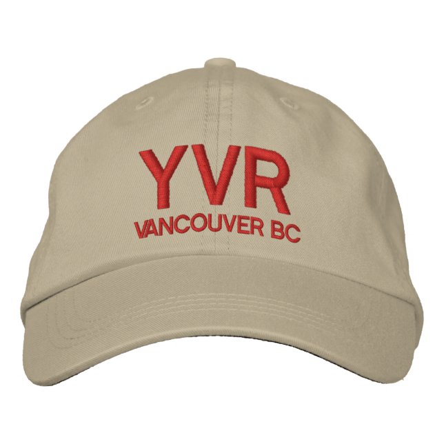 Casquette de l'aéroport international de Vancouver (Devant)