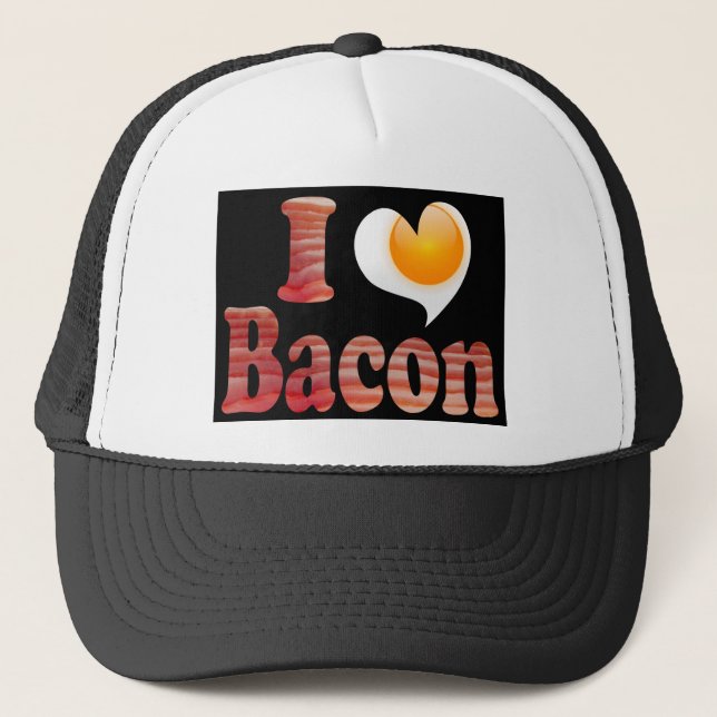 Casquette de l'amoureux des œufs au bacon (Devant)