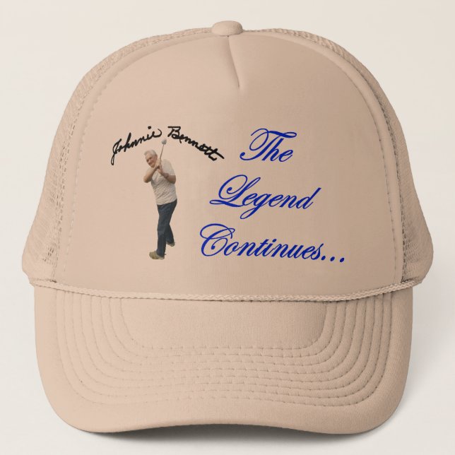 Casquette de "légende" de Johnnie Bennett (Devant)