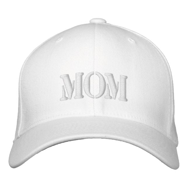 CASQUETTE de lettres MOM - Style simple brodé (Devant)