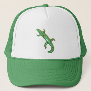 casquette de lézard vert