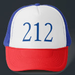 Casquette de l'indicatif régional 212 (NY City)<br><div class="desc">L'indicatif régional 212 est l'un des 86 indicatifs régionaux d'origine assignés en 1947,  et desservait les cinq arrondissements de New York.</div>