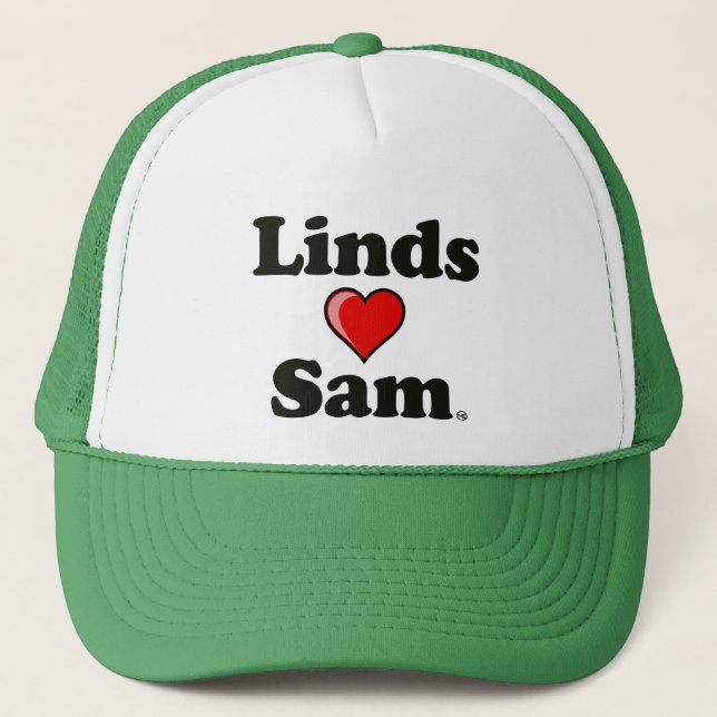 Casquette de "Linds (coeur) Sam" (Devant)